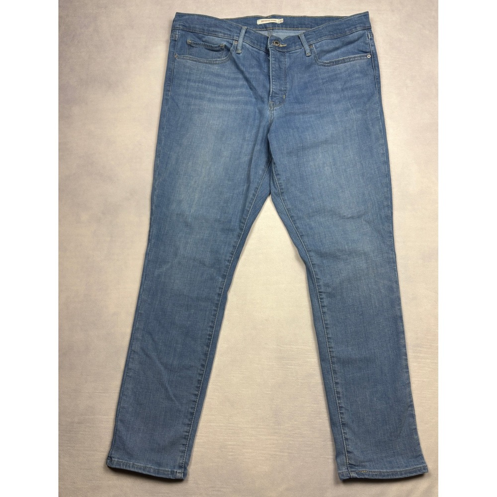 Levis 311 Shaping Skinny Jeans Womens 33x30 Blue Medium Wash Stretch Denim‎